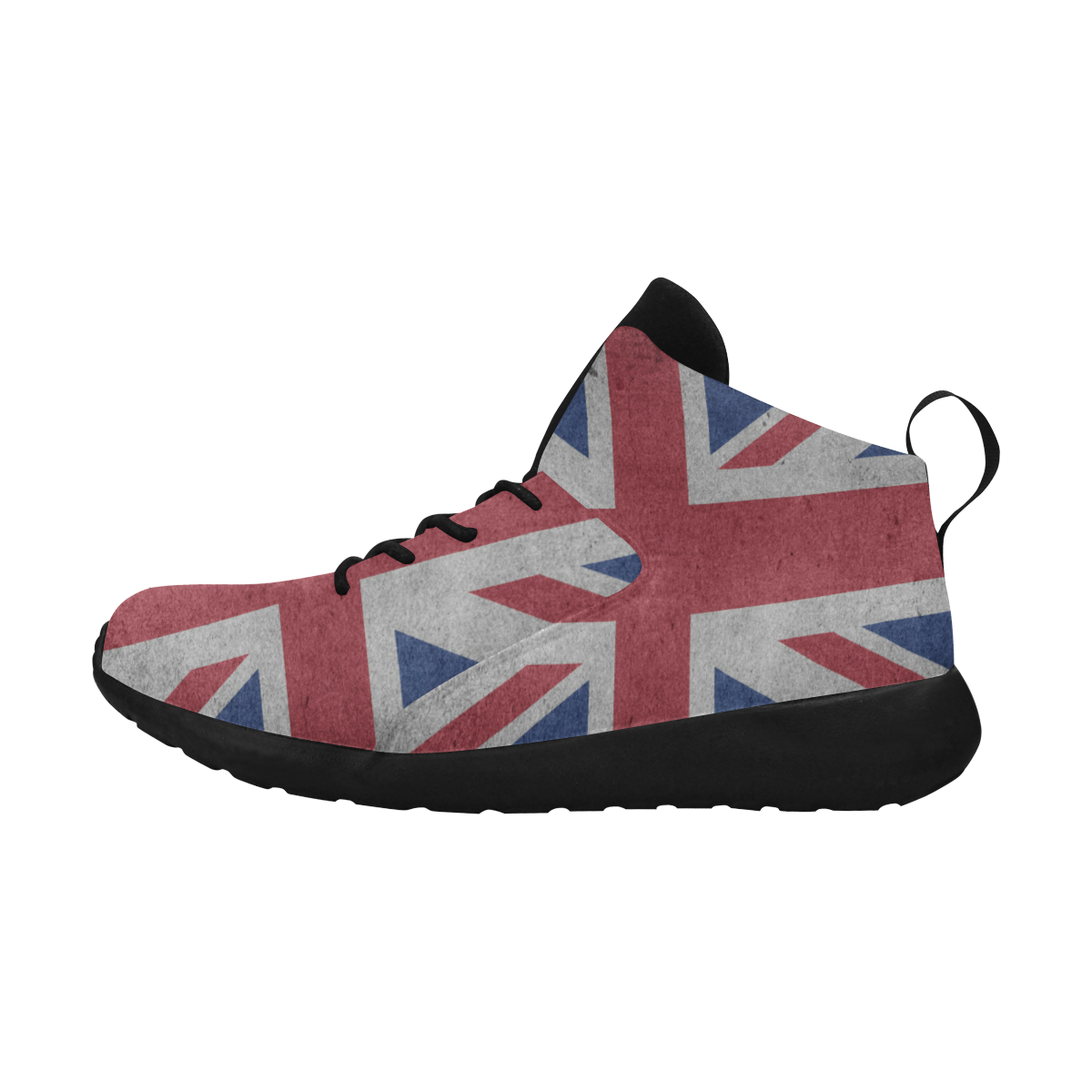 United Kingdom Union Jack Flag - Grunge 1 Men's Chukka Training Shoes (Model 57502)