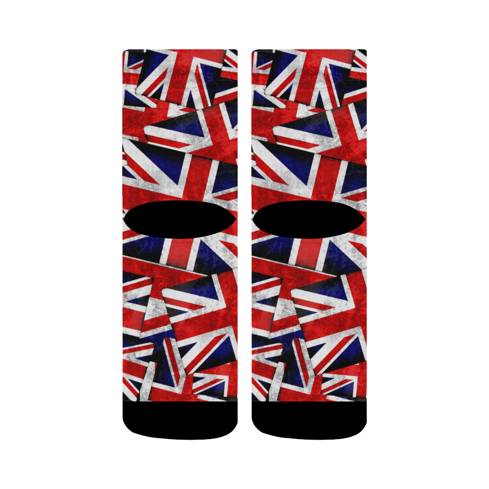 Union Jack British UK Flag Crew Socks