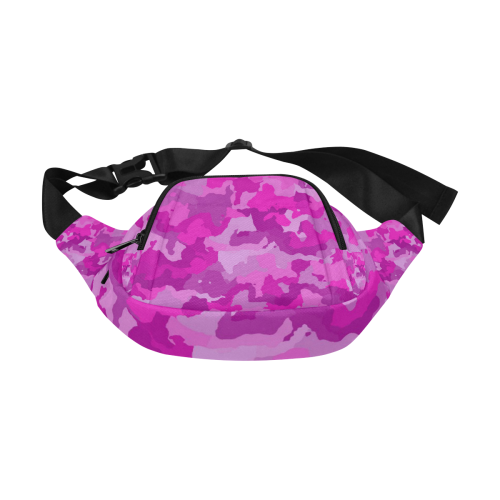 camouflage hot pink Fanny Pack/Small (Model 1677)