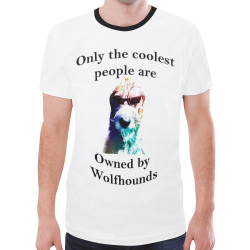 Coolest People - Black letters New All Over Print T-shirt for Men (Model T45)