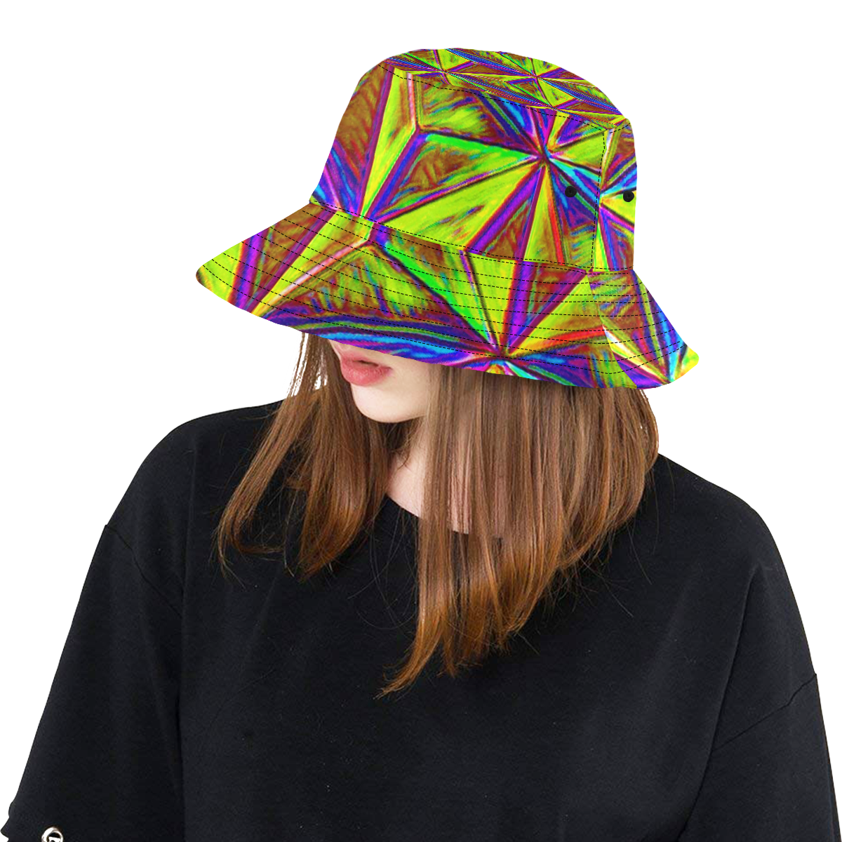 Vivid Life 1C  by JamColors All Over Print Bucket Hat