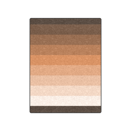Caramel multicolored stripes Blanket 50"x60"