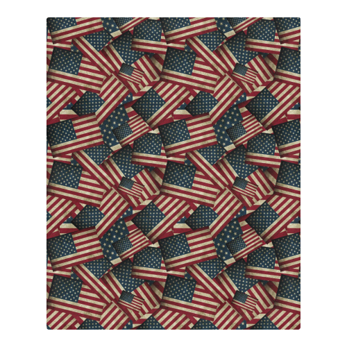 Patriotic USA American Flag Art 3-Piece Bedding Set