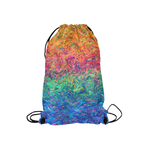 Fluid Colors G249 Small Drawstring Bag Model 1604 (Twin Sides) 11"(W) * 17.7"(H)