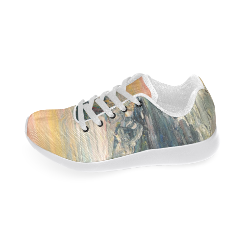 Mountains painting Women’s Running Shoes (Model 020)