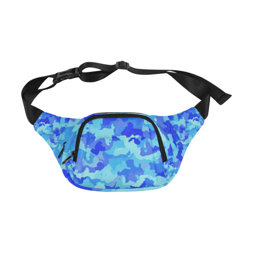 camouflage blue Fanny Pack/Small (Model 1677)