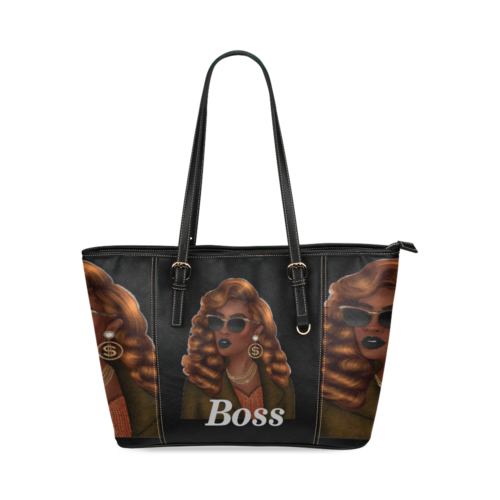 Boss Leather Tote Bag/Small (Model 1640)