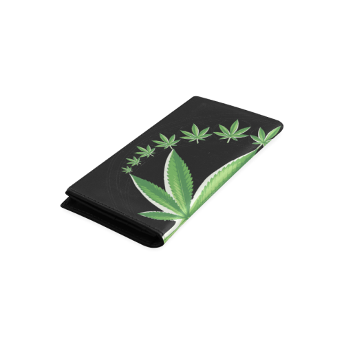 Cannabis 2 Women's Leather Wallet (Model 1611)