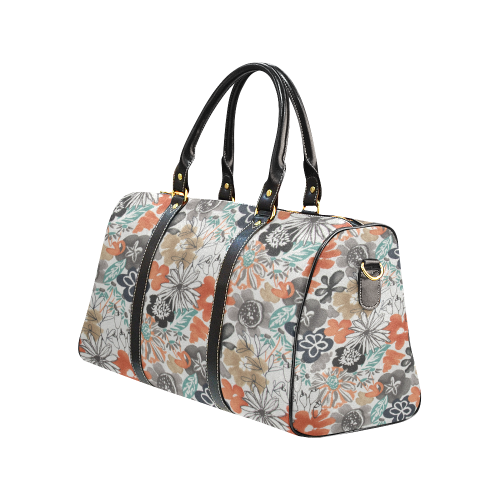 Summer Floral New Waterproof Travel Bag/Small (Model 1639)