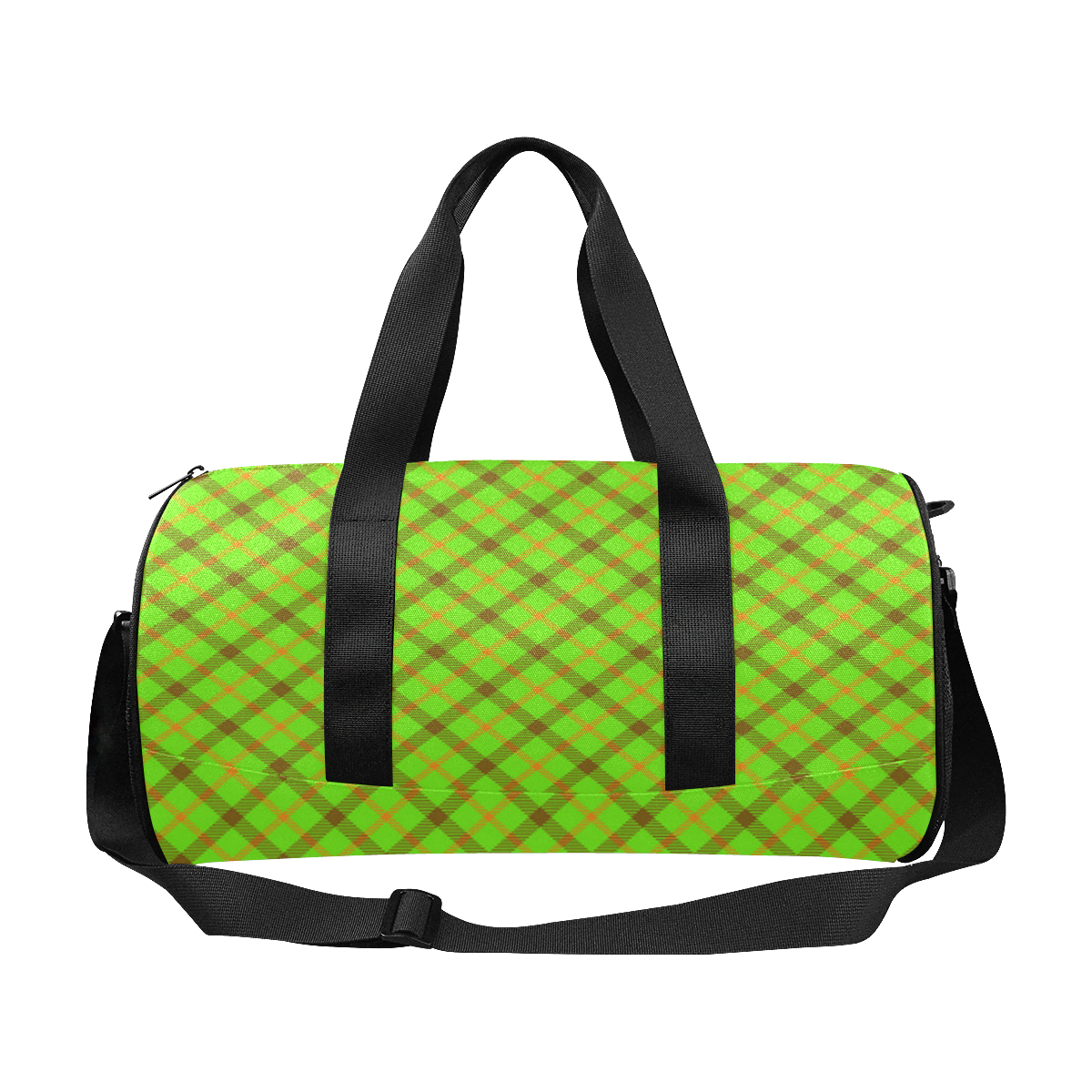Plaid 1 green tartan Duffle Bag (Model 1679)