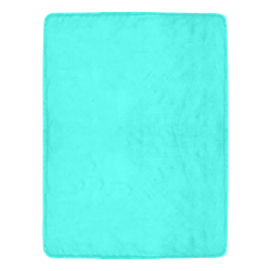 Neon Turquoise Ultra-Soft Micro Fleece Blanket 60"x80"