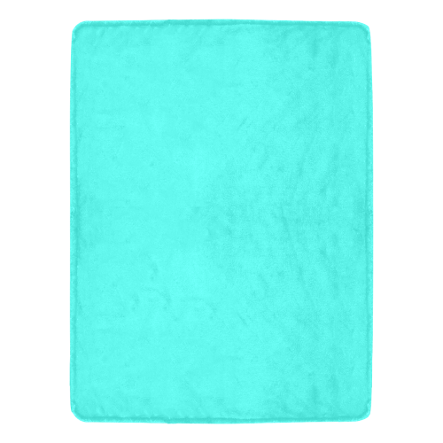 Neon Turquoise Ultra-Soft Micro Fleece Blanket 60"x80"