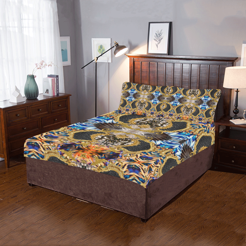 Luxury Abstract Design 3-Piece Bedding Set