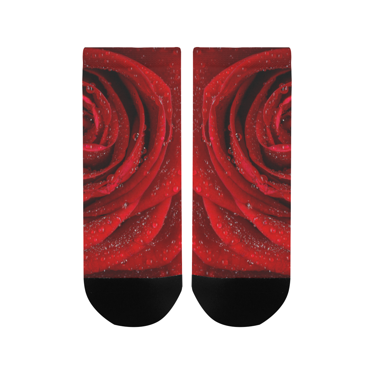 Red rosa Women's Ankle Socks