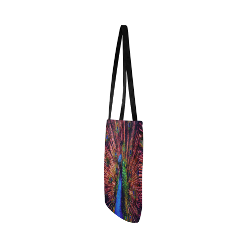 Impressionist Peacock Reusable Shopping Bag Model 1660 (Two sides)