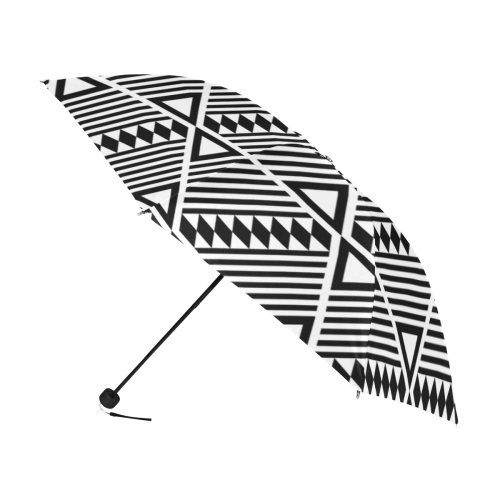 Black Aztec Tribal Anti-UV Foldable Umbrella (U08)