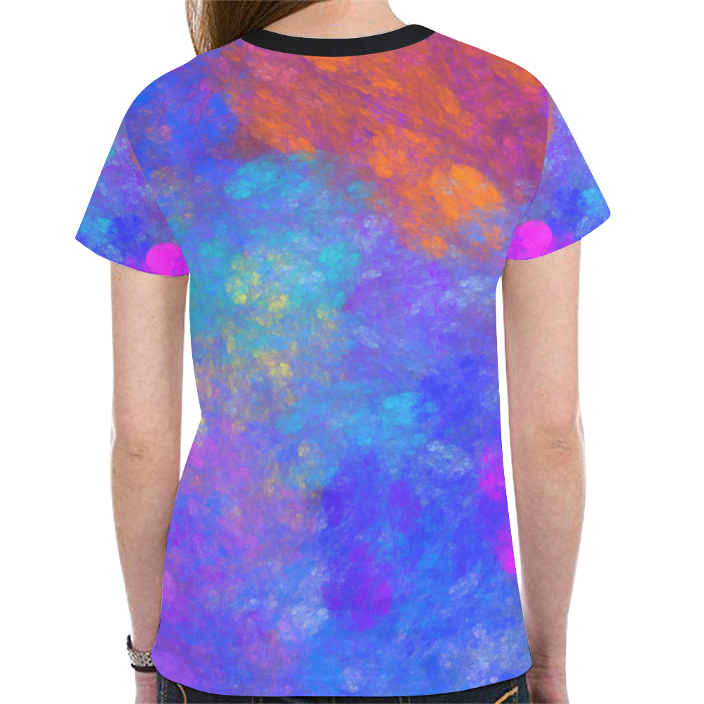 Color Soup New All Over Print T-shirt for Women (Model T45)