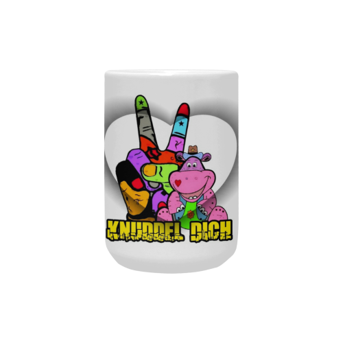 Knuddel Dich by Nico Bielow Custom Ceramic Mug (15OZ)