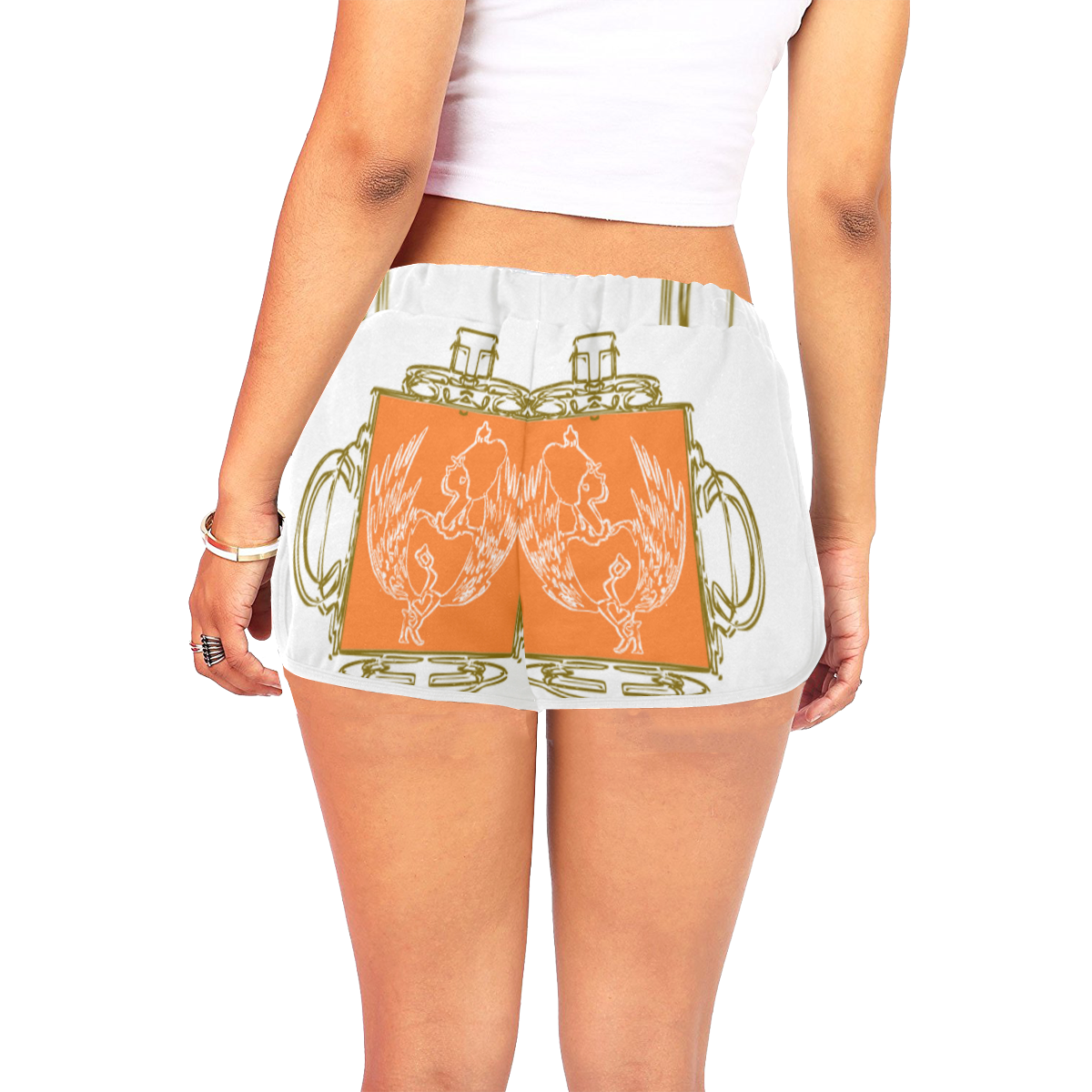 SERIPPY Women's All Over Print Relaxed Shorts (Model L19)