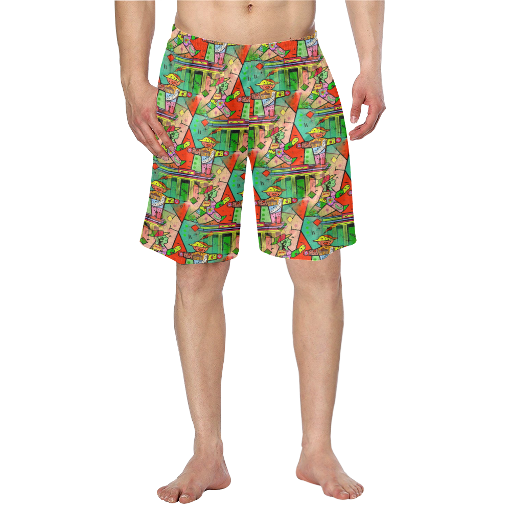 Stop and Go by Artdream Men's Swim Trunk (Model L21)