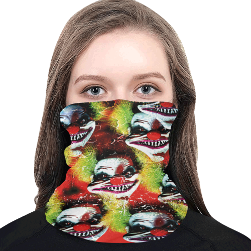 scary halloween horror clown pattern Multifunctional Dust-Proof Headwear (Pack of 10)