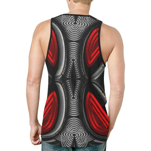 abstract_5500_2019_RBW_93h New All Over Print Tank Top for Men (Model T46)