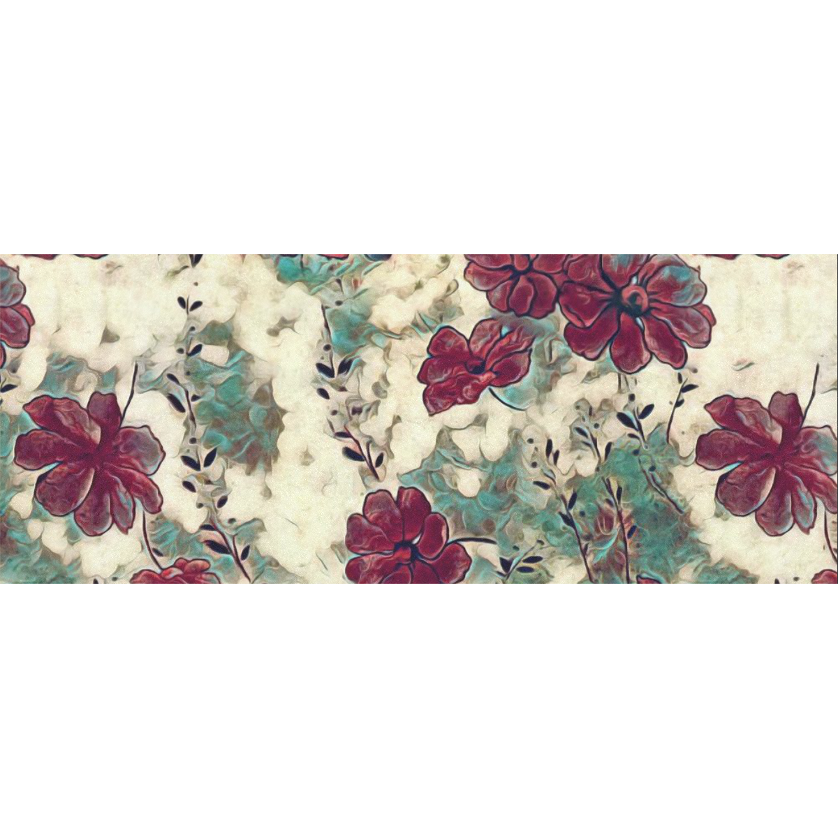 Floral Dreams 10 by JamColors Gift Wrapping Paper 58"x 23" (2 Rolls)