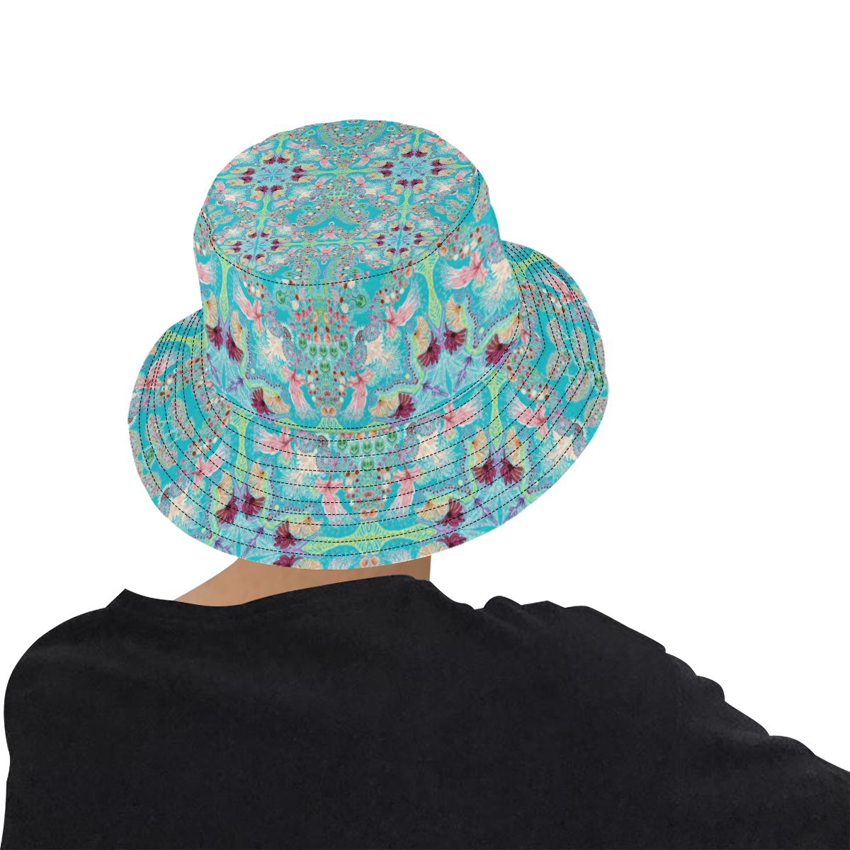 sweet nature-background blue All Over Print Bucket Hat for Men