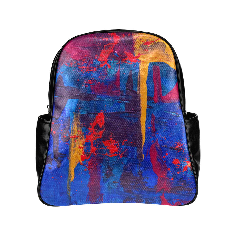 oil_l Multi-Pockets Backpack (Model 1636)