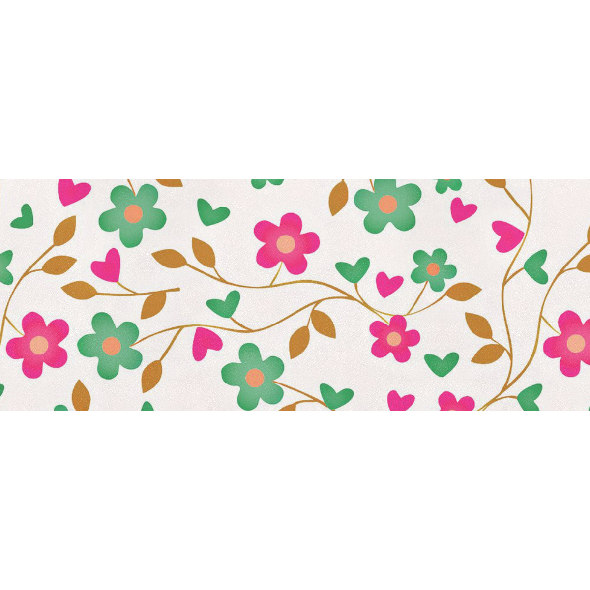 lovely floral 416A Gift Wrapping Paper 58"x 23" (5 Rolls)