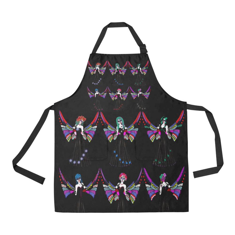 Day of the dead Angels All Over Print Apron