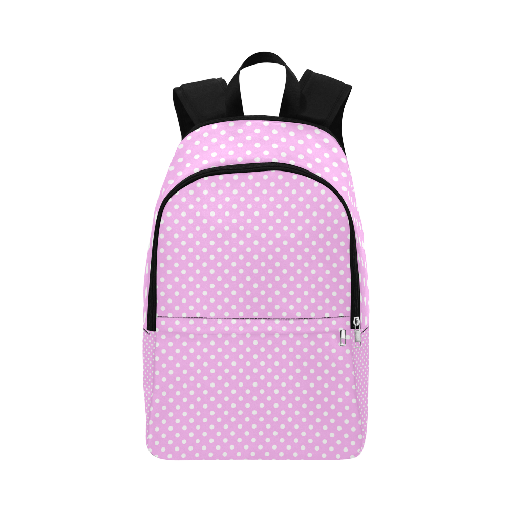 Polka-dot pattern Fabric Backpack for Adult (Model 1659)