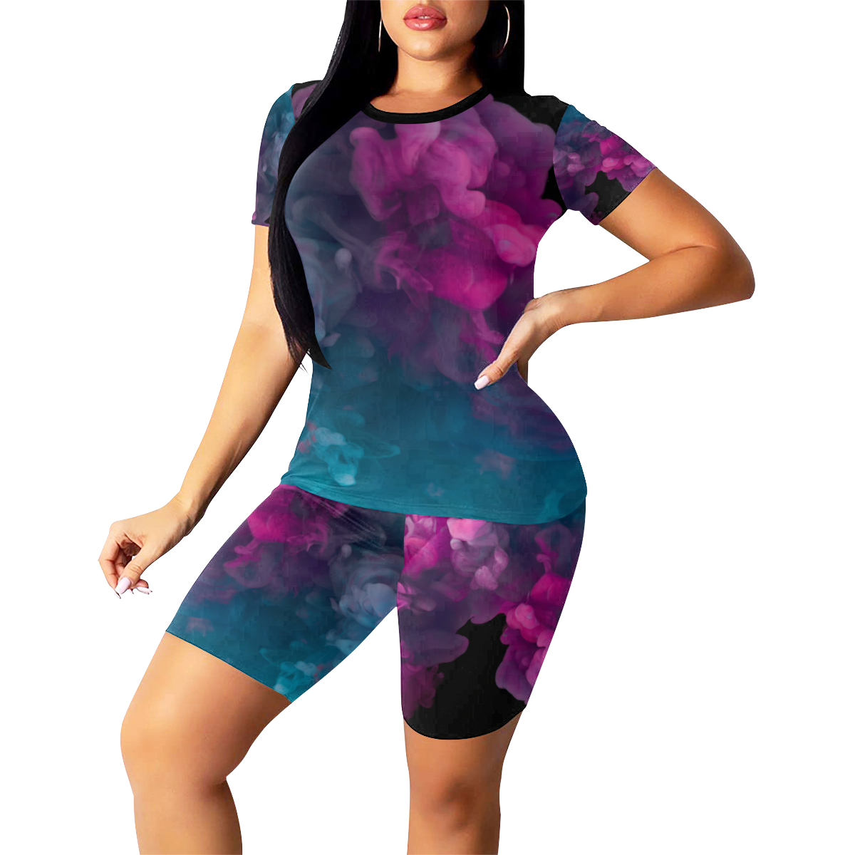 3D Air Art Women's Short Yoga Set