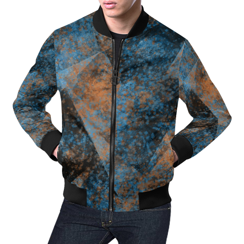 RusticTomorrow All Over Print Bomber Jacket for Men/Large Size (Model H19)