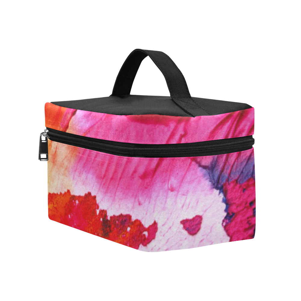 Red purple paint Cosmetic Bag/Large (Model 1658)