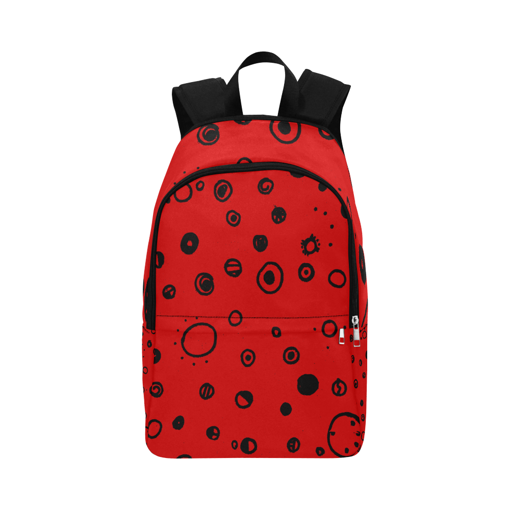 Galaxy 033 Red Fabric Backpack for Adult (Model 1659)
