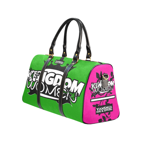 Neon Pink/Neon Green New Waterproof Travel Bag/Large (Model 1639)
