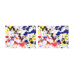 Blue & Red Paint Splatter Placemat 14’’ x 19’’ (Set of 2)