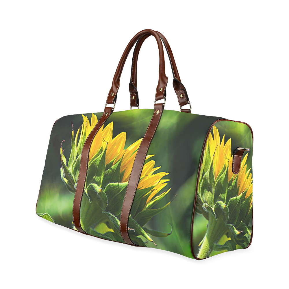 Sunflower New Beginnings Waterproof Travel Bag/Small (Model 1639)