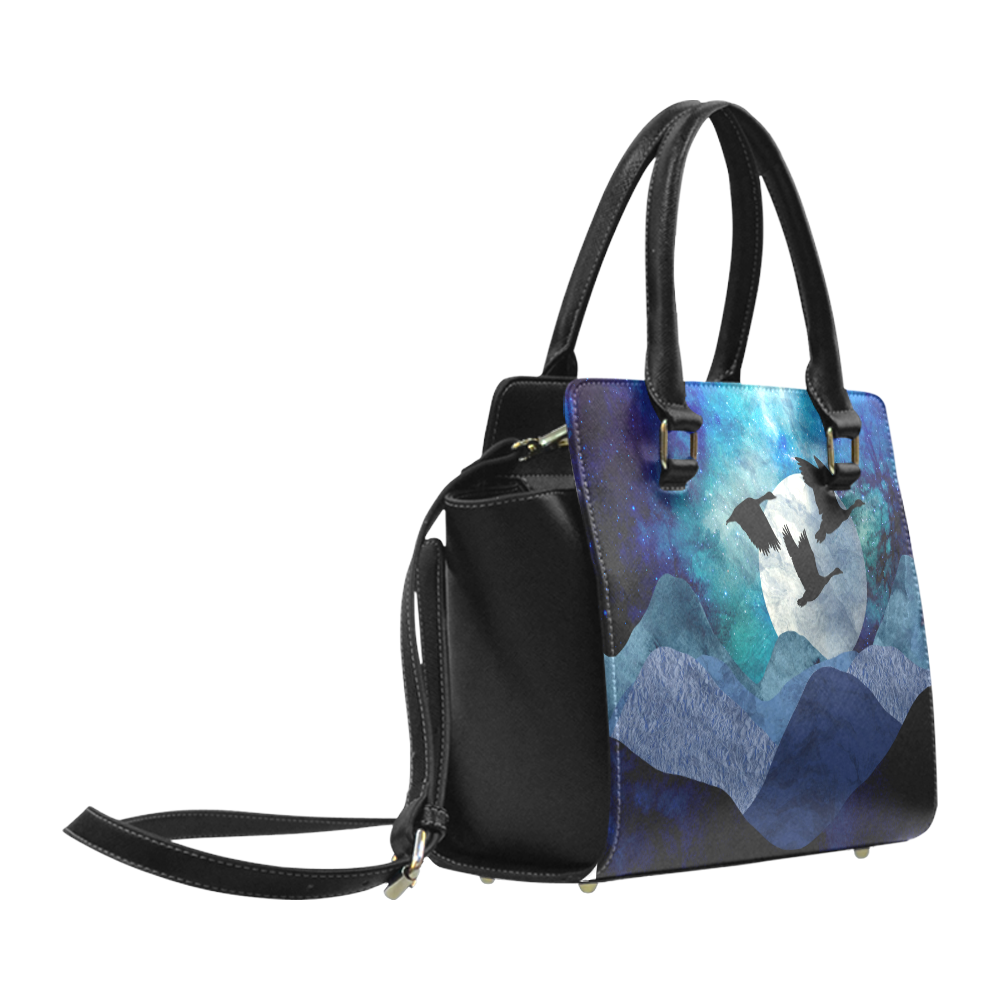 Night In The Mountains Classic Shoulder Handbag (Model 1653)