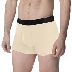 color blanched almond Men's All Over Print Boxer Briefs (Model L34)