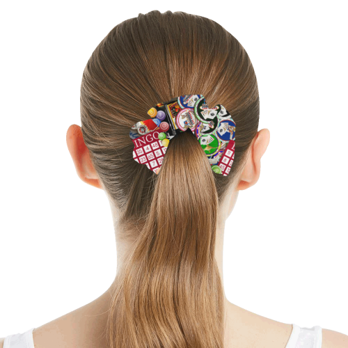 Gamblers Delight - Las Vegas Icons All Over Print Hair Scrunchie