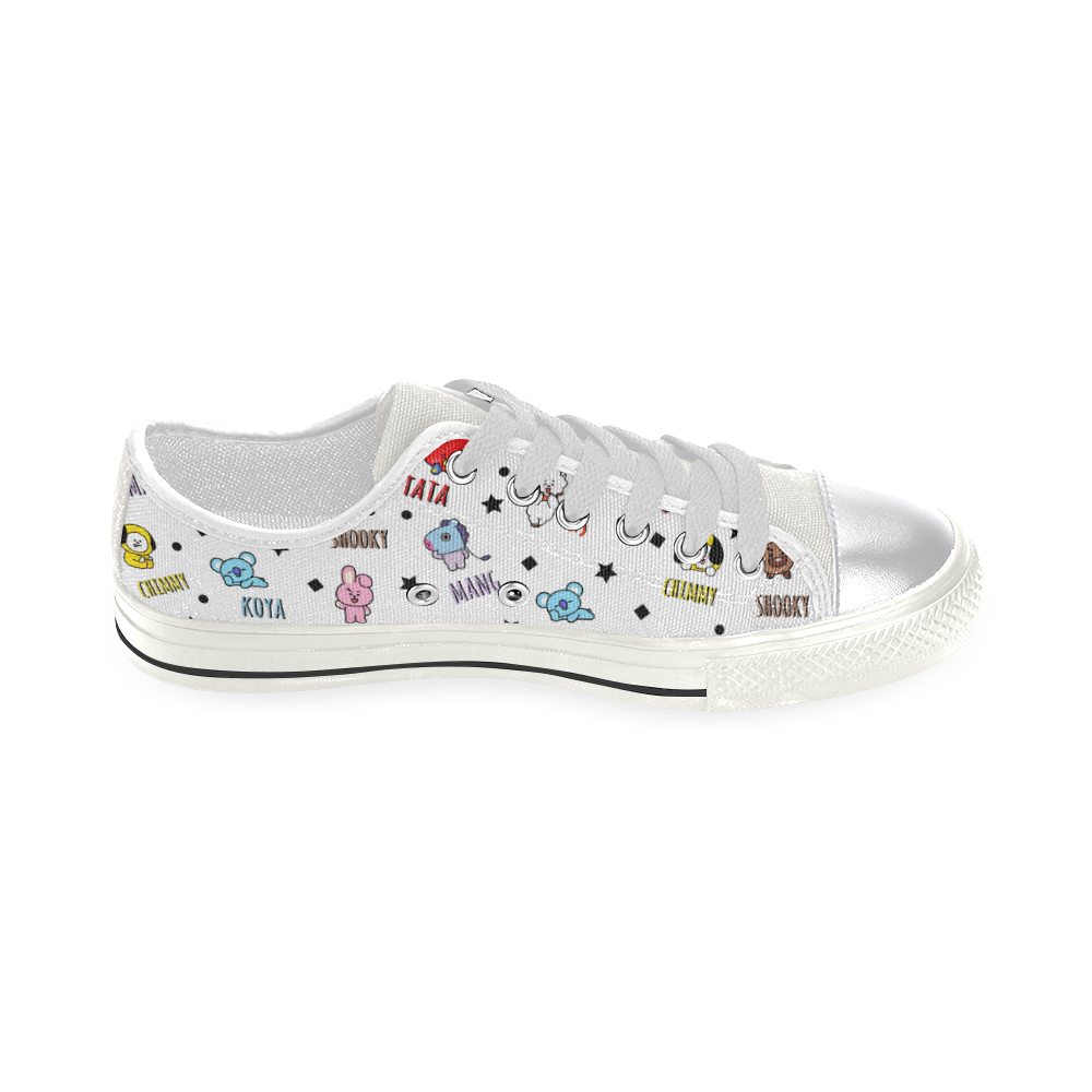 BT21 Women's Classic Canvas Shoes (Model 018)