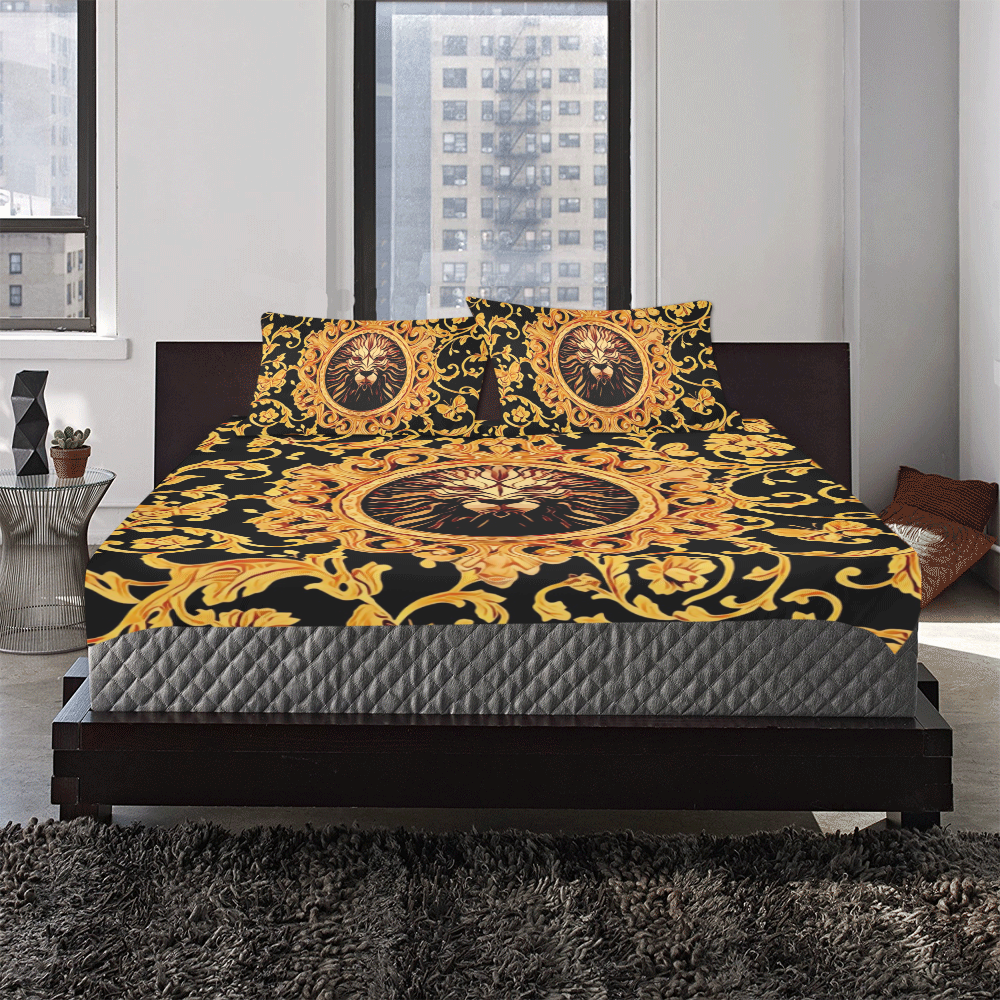 Lion Royalty 3-Piece Bedding Set