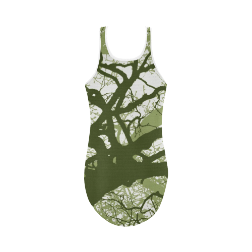 INTO THE FOREST 11 Vest One Piece Swimsuit (Model S04)