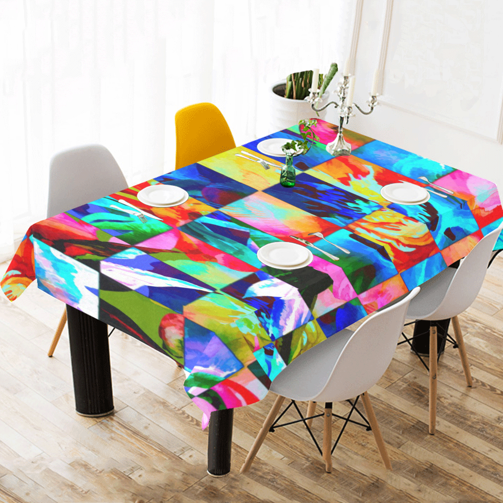 Greenhouse Cotton Linen Tablecloth 60"x120"