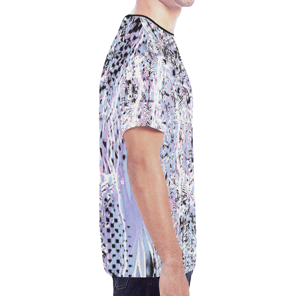 Ice runs through my viens Mens Tshirt By FlipStylez Designs New All Over Print T-shirt for Men (Model T45)