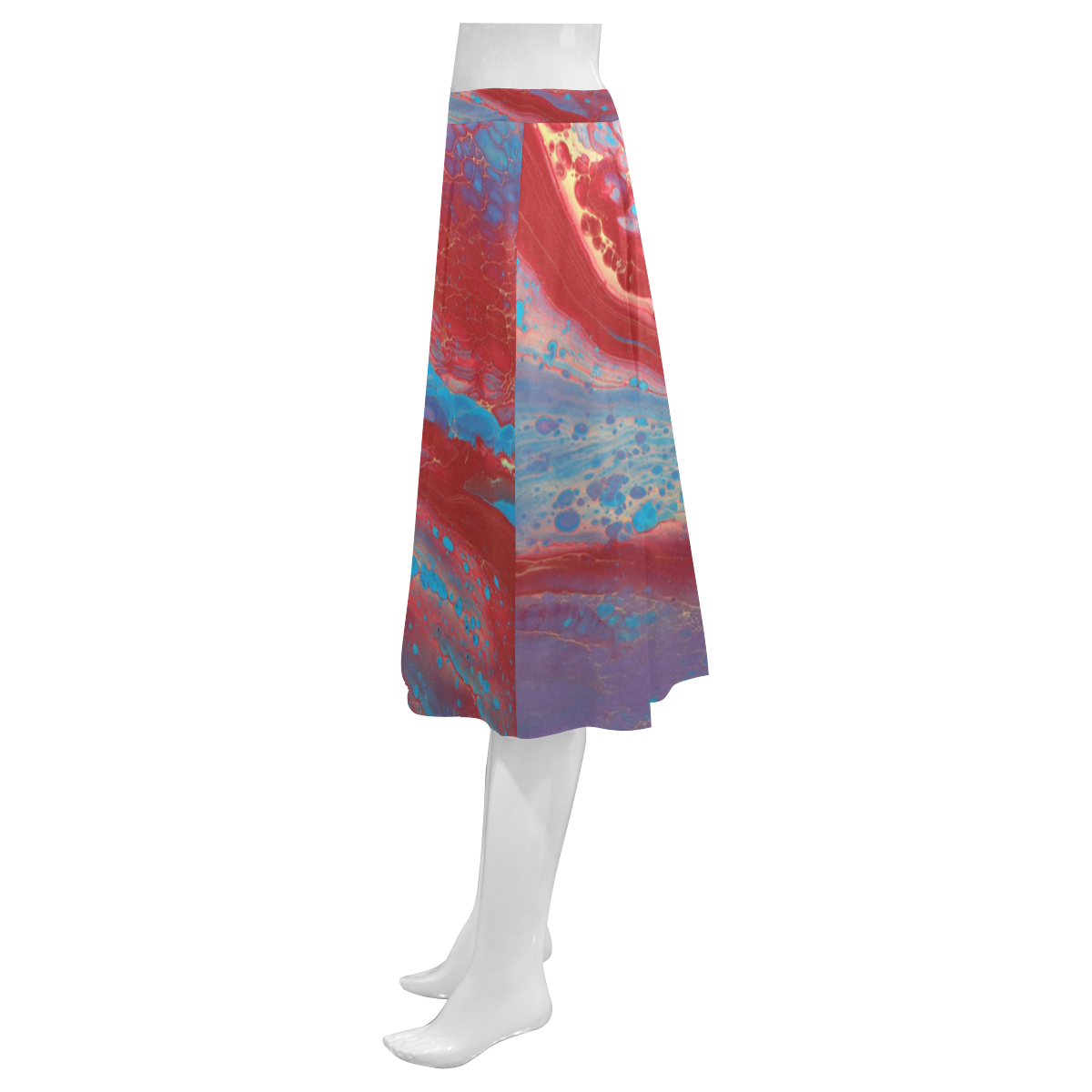 Enjoy your life 1 Mnemosyne Women's Crepe Skirt (Model D16)