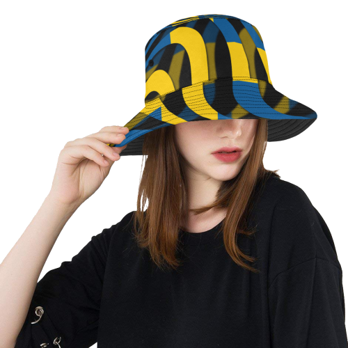 The Flag of Sweden All Over Print Bucket Hat