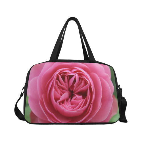 Rose Fleur Macro Fitness Handbag (Model 1671)